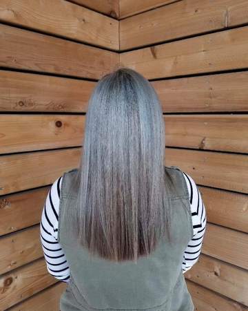 Client hair by the Locks & Lashes team